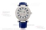 Swiss Copy Franck Muller Round Double Mystery 42 MM White Gold Diamond Case Automatic Watch